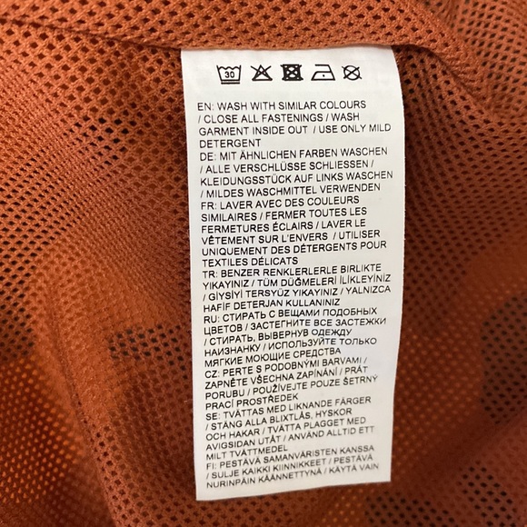 Sale!🛍️NWOT Pullover Windbreaker-Orange Camo Print - Picture 8 of 10